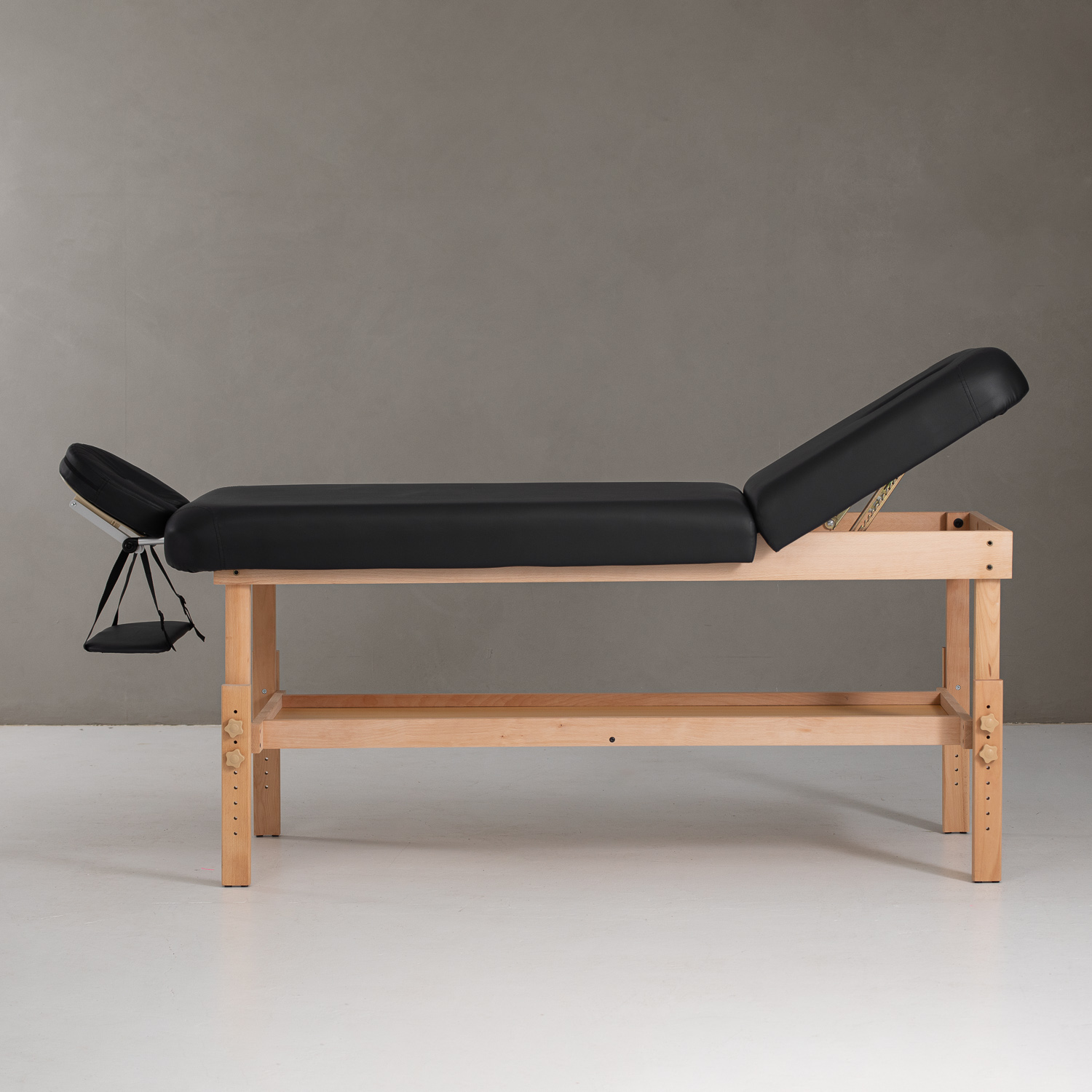 Spa Massage Bed - 2-Section - Black